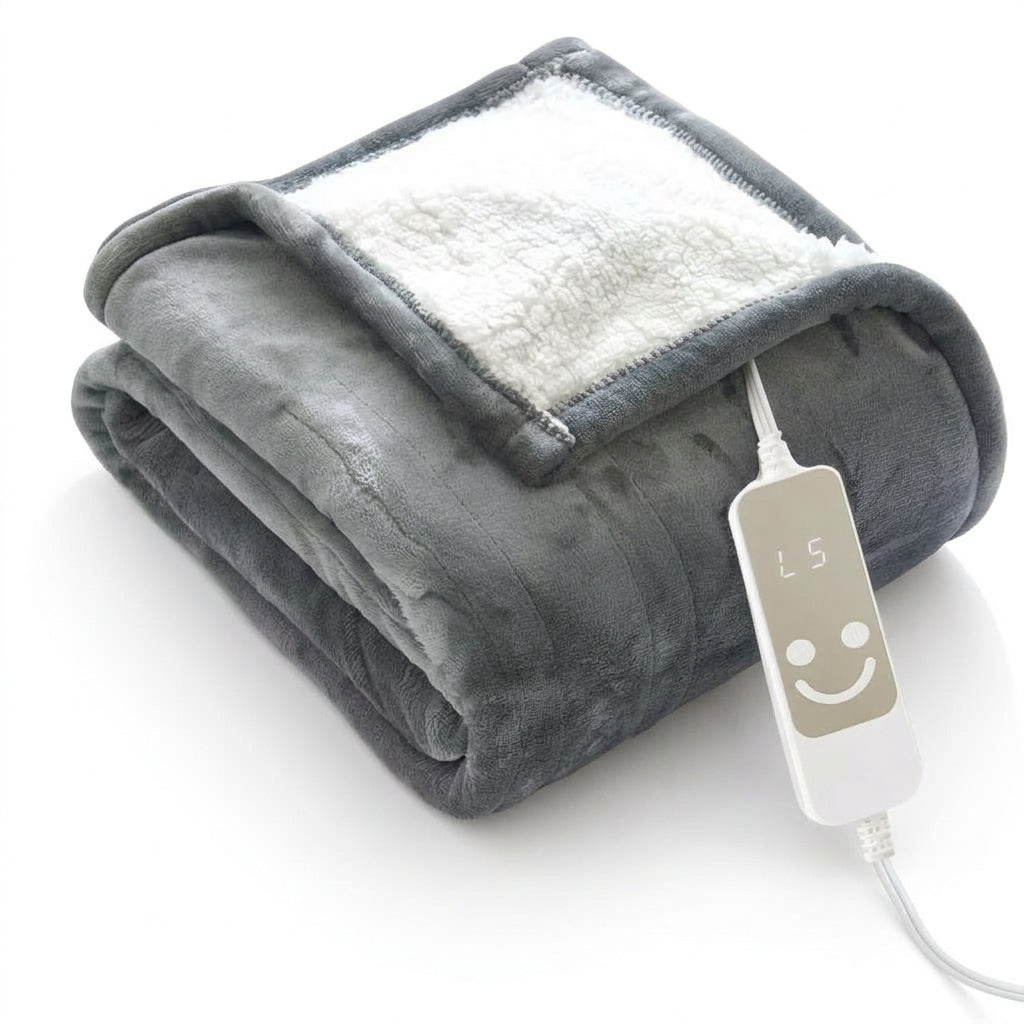Plaid chauffant électrique 180 × 200 cm – COZELIA