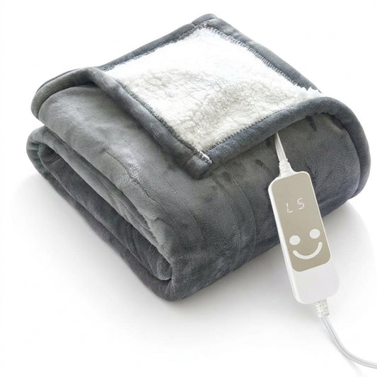 Plaid chauffant électrique 180 × 200 cm – COZELIA